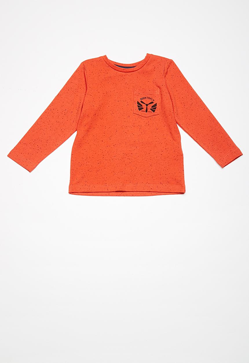 Name It - Kids boys long sleeve top - orange