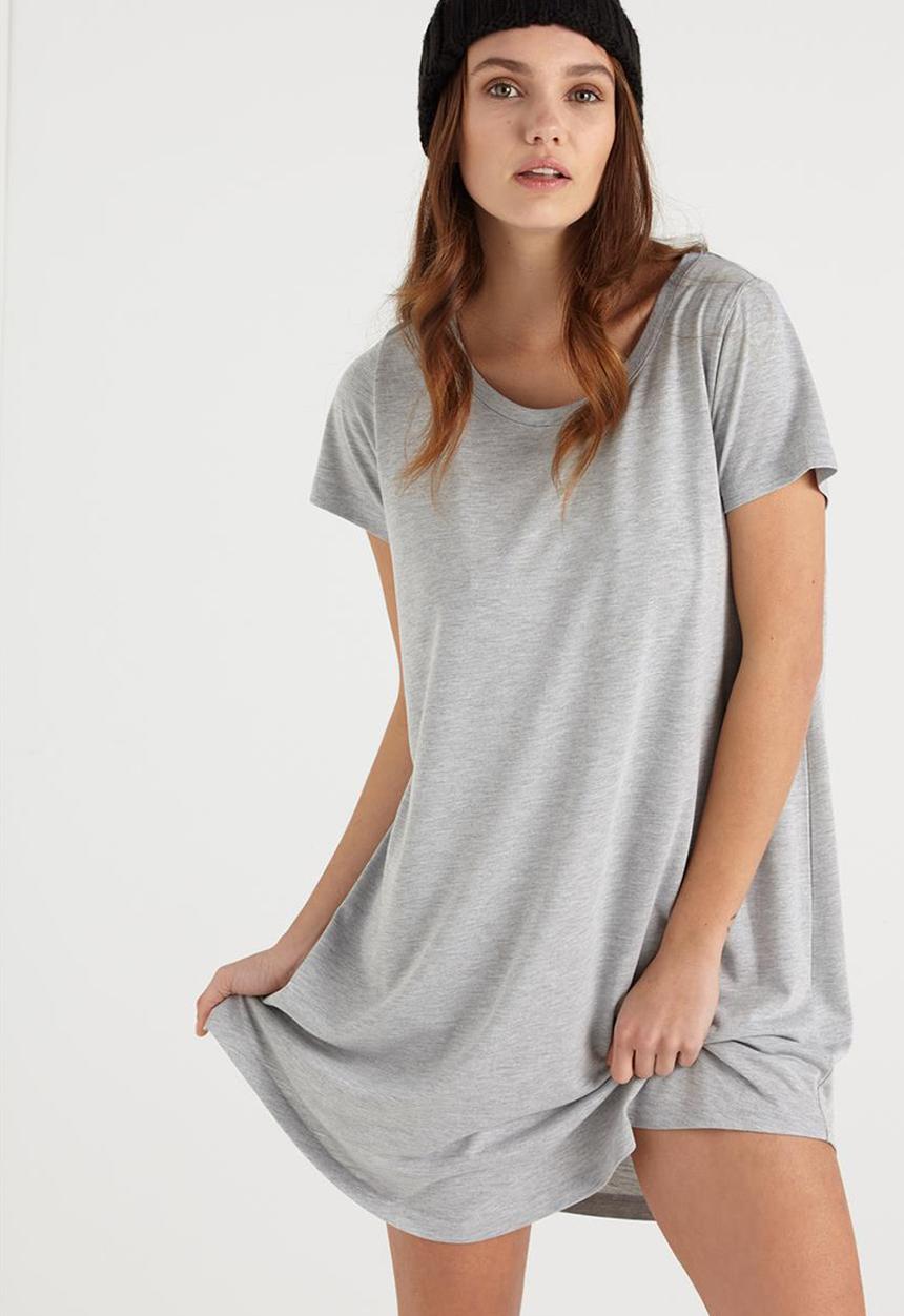 Cotton On - Tina T-shirt dress - Grey marle