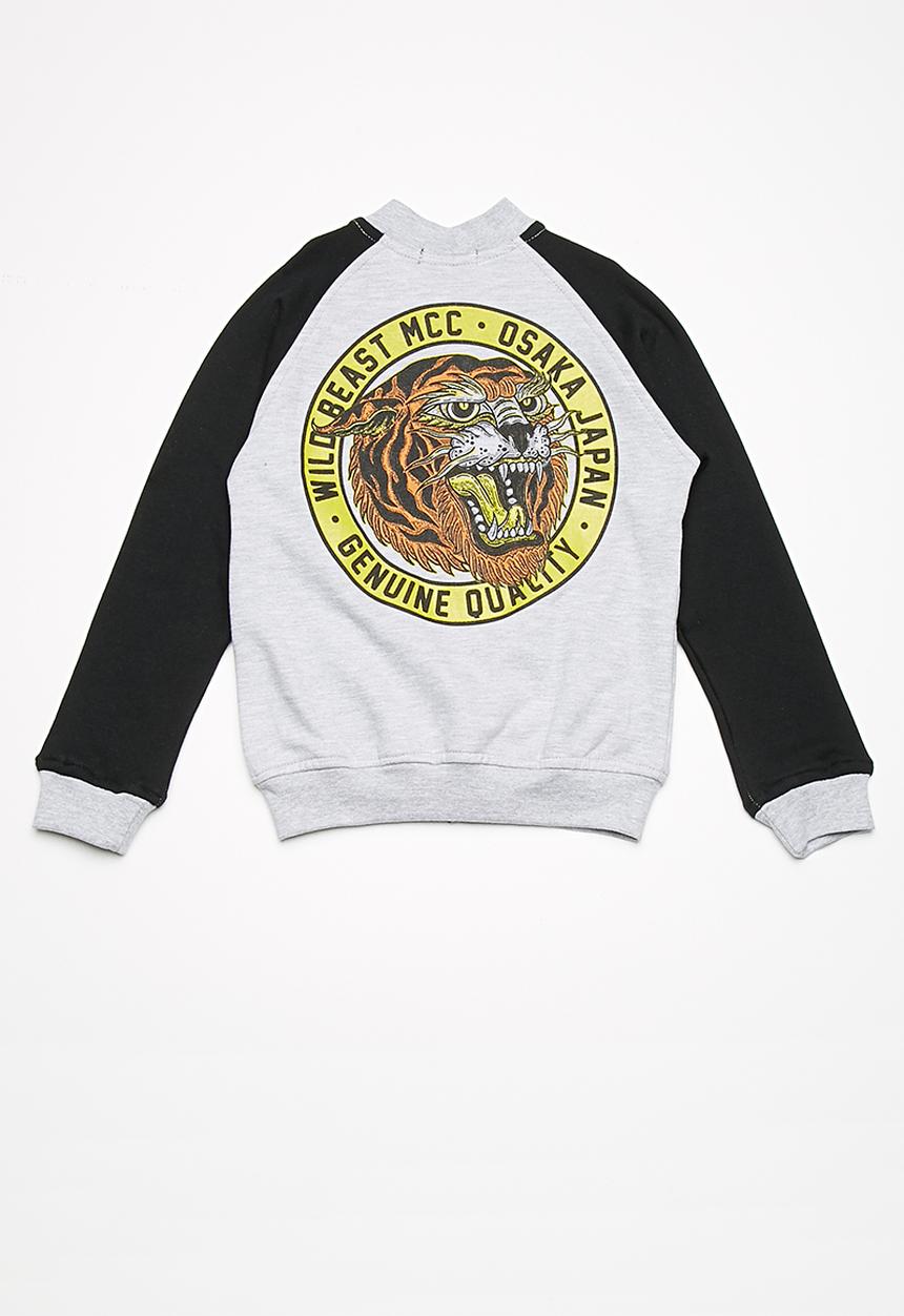 basicthread - Kids boys printed fleece bomber
