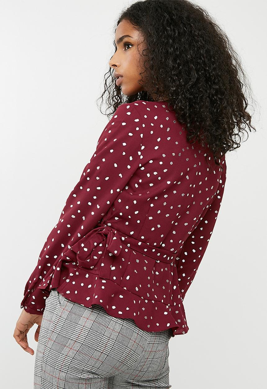 Vero Moda - Henna blouse - burgundy