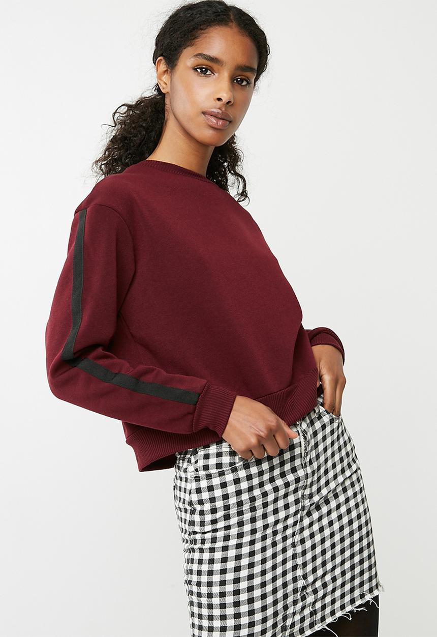 dailyfriday - Sweat top with side stripe