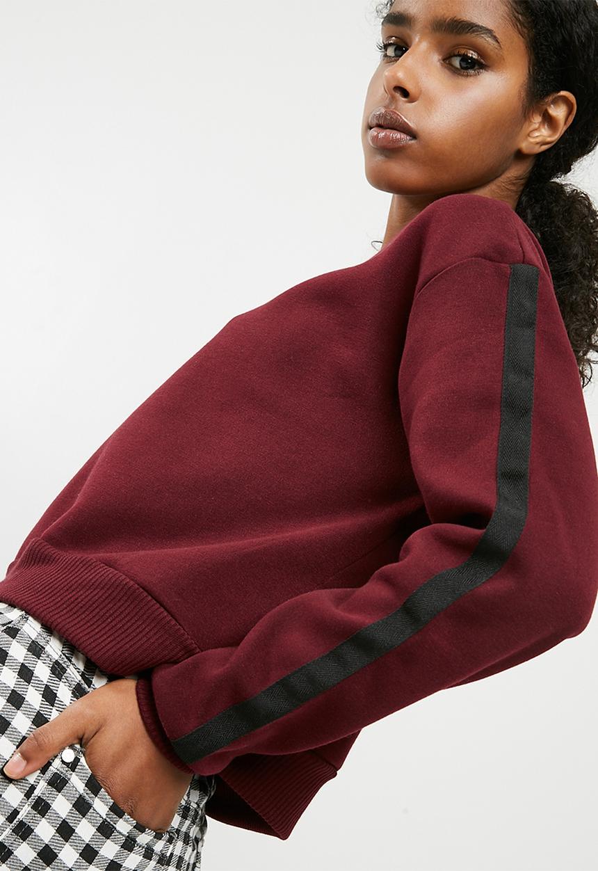 dailyfriday - Sweat top with side stripe