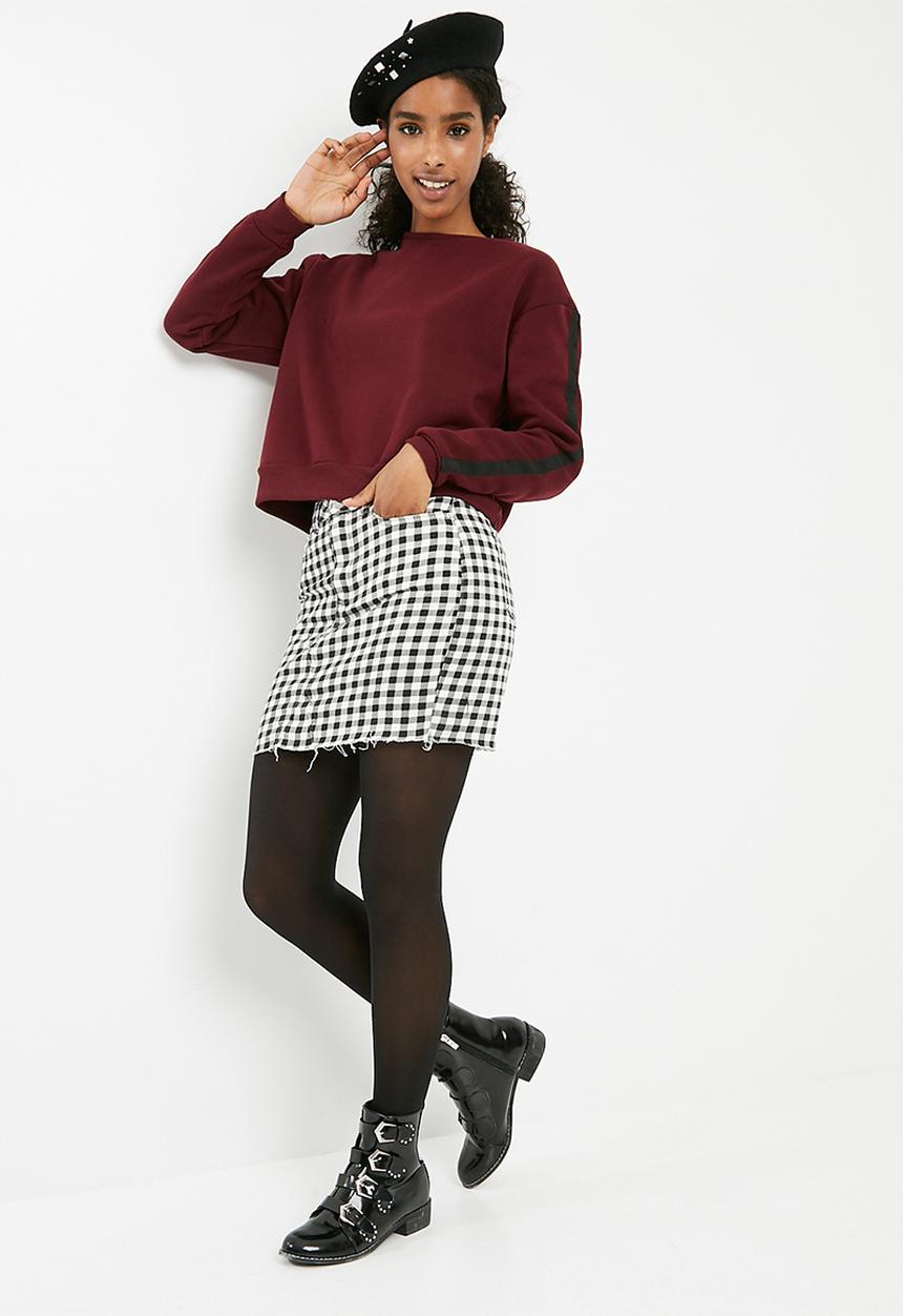 dailyfriday - Sweat top with side stripe