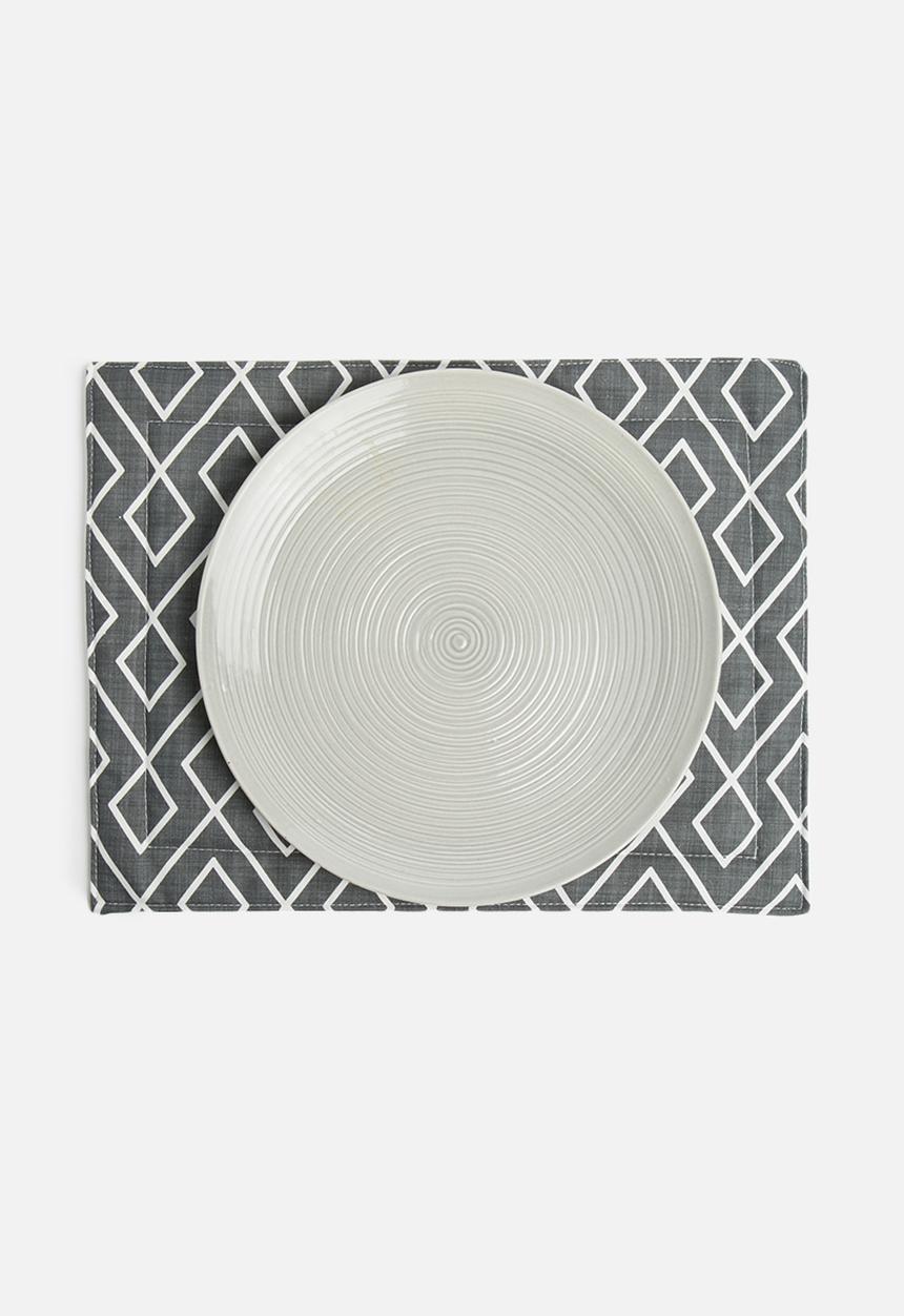 Grey Gardens - Link placemat set of 2