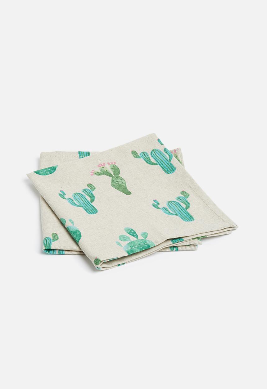 Grey Gardens - Cactus napkin set of 2