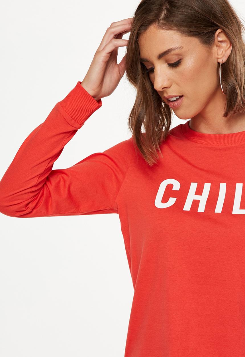 Cotton On - Tbar Tammy chopped graphic long sleeve tee