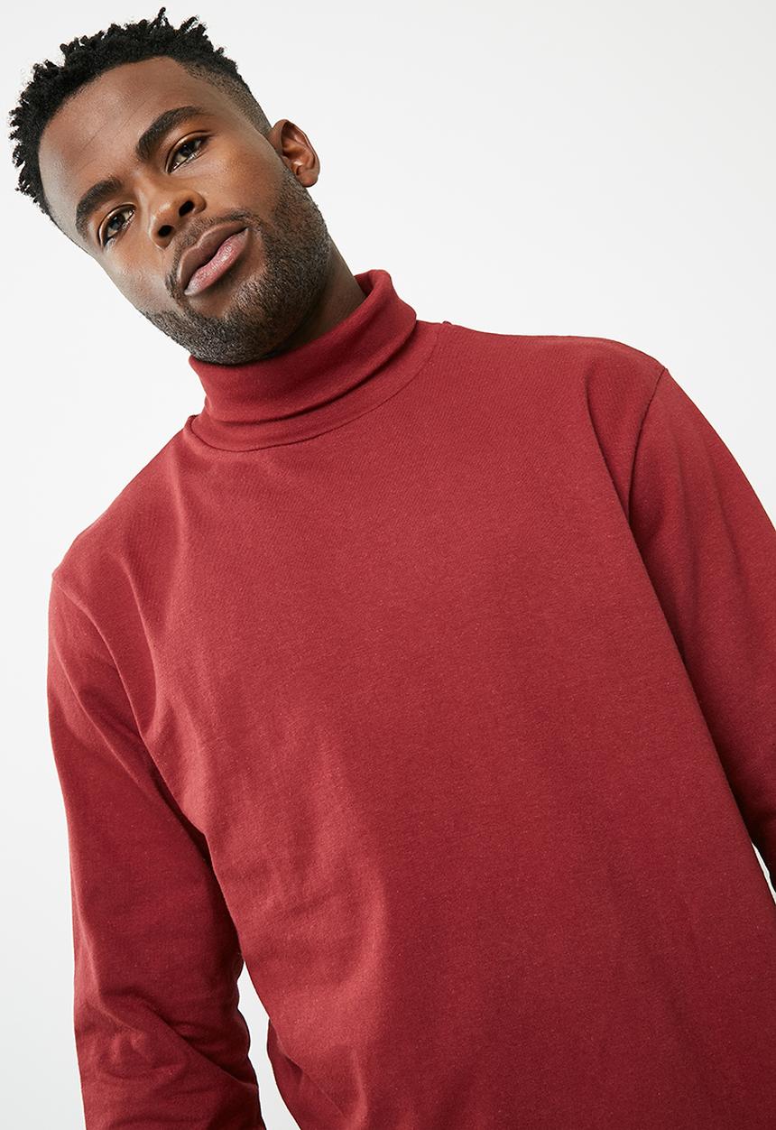 basicthread - Plain roll neck tee