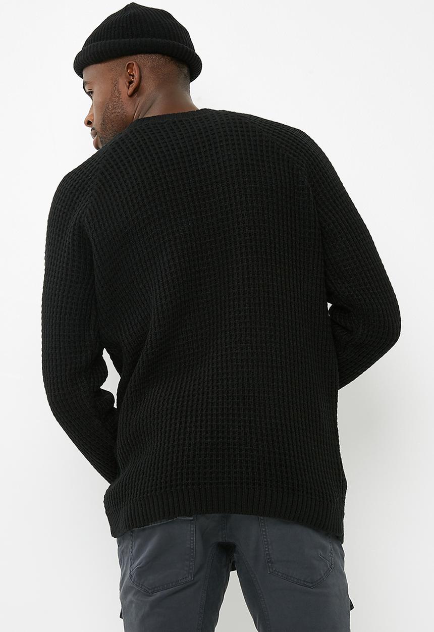 basicthread - Raglan textured knit