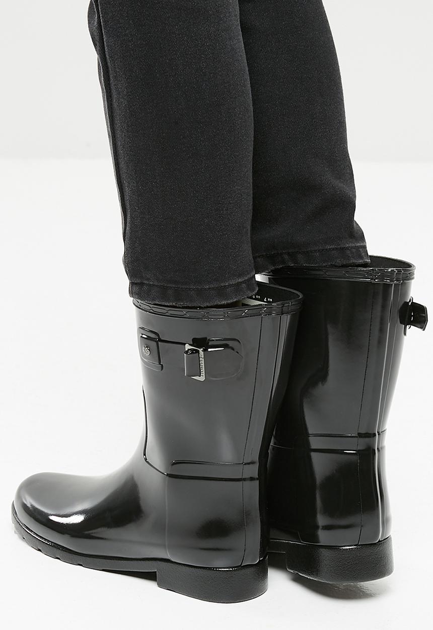 Hunter - Original refined adjustable short gloss - black