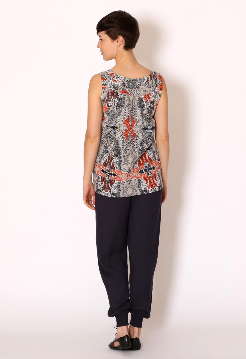 Pintuck - Petra Gather Top – Henna