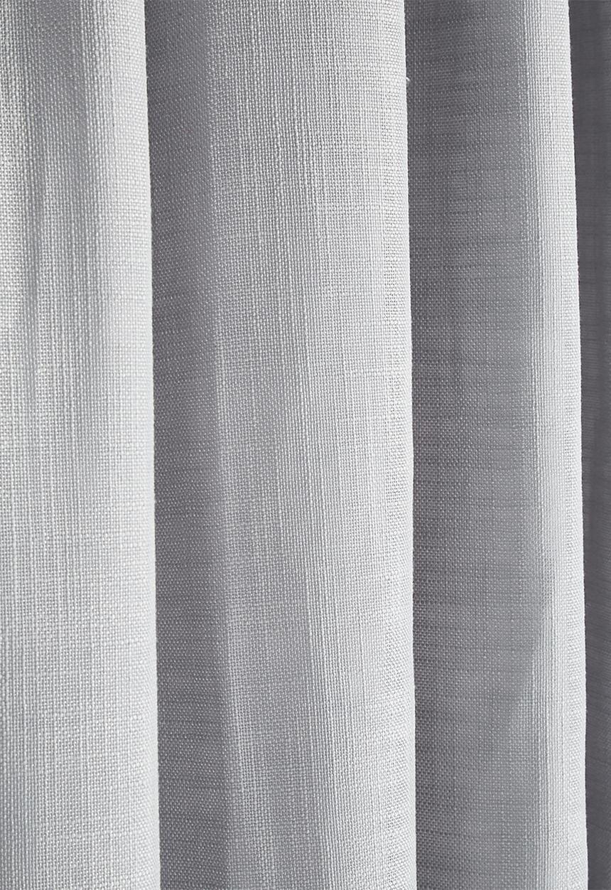 Sixth Floor - Taped lined curtain - grey
