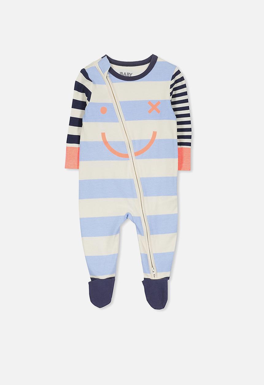 Cotton On - Baby mini zip through romper