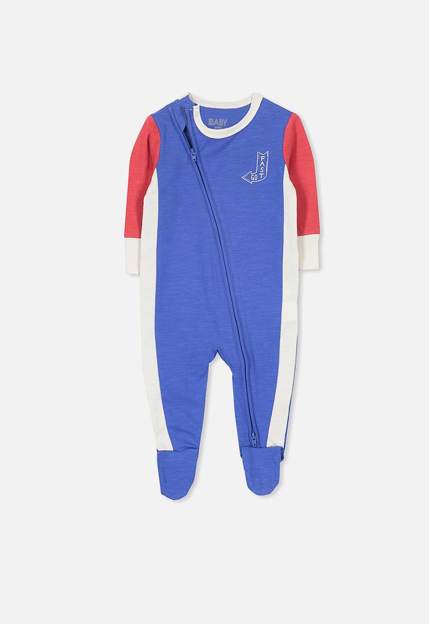 Cotton On - Baby mini zip through romper