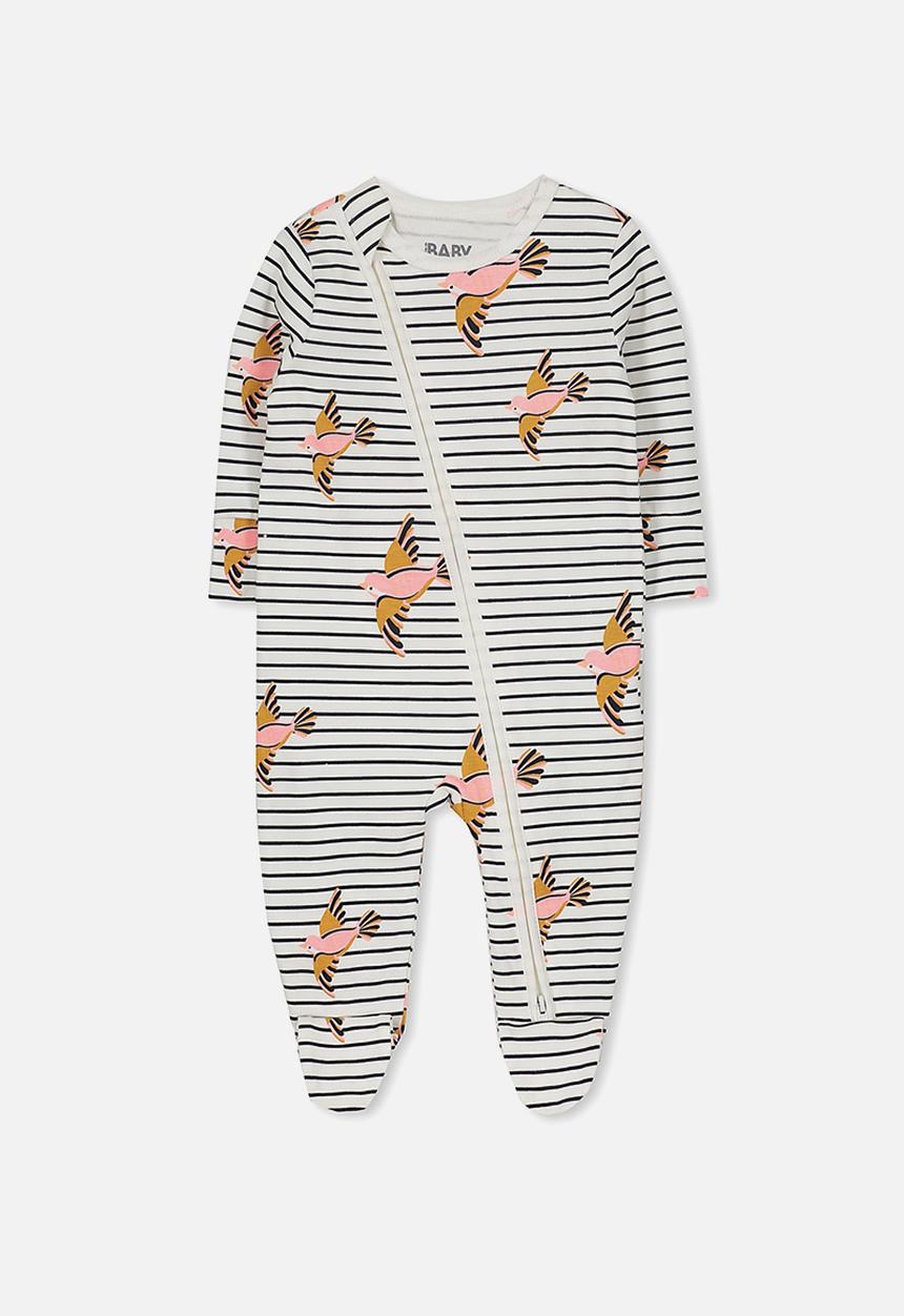 Cotton On - Baby mini zip through romper