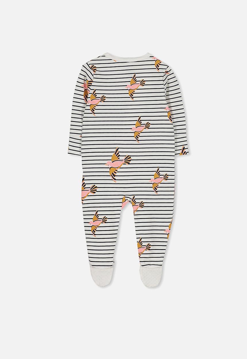 Cotton On - Baby mini zip through romper