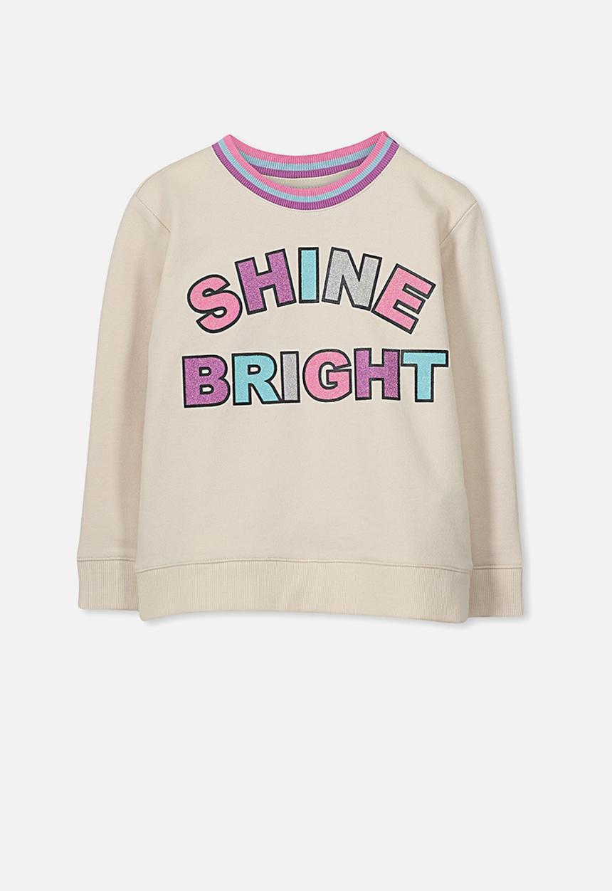 Cotton On - Kids Sage set in sleeve fleece
