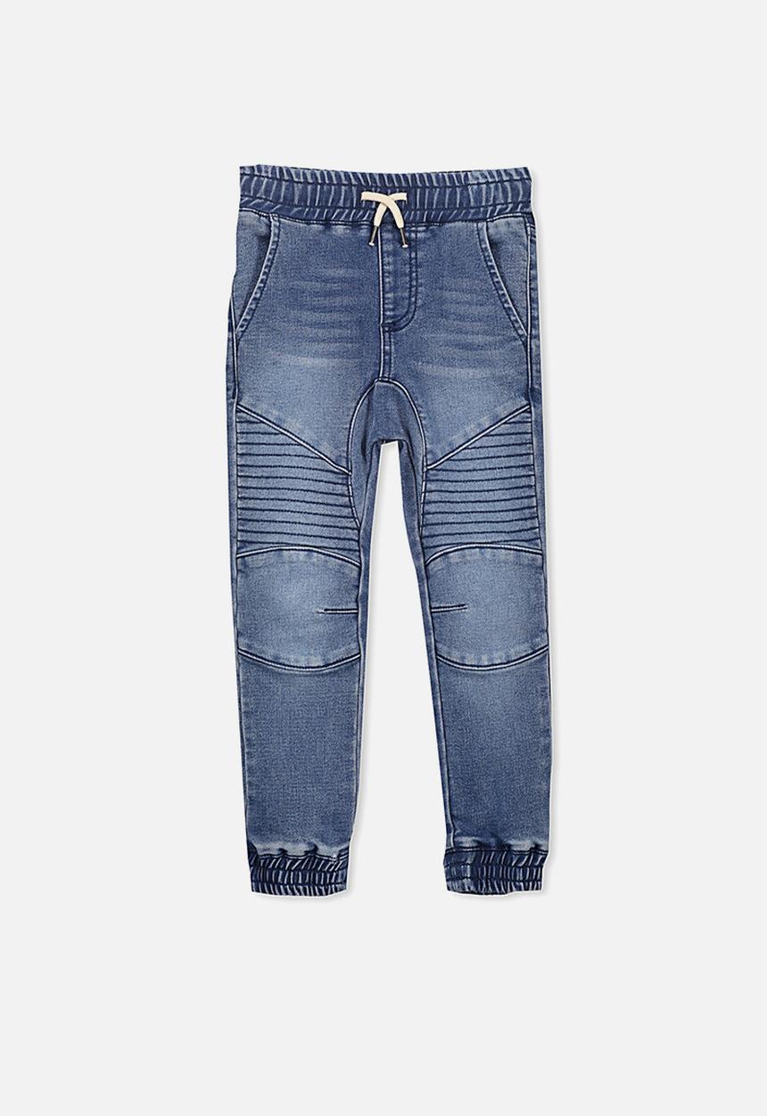 Cotton On - Kids Bobby track denim pants
