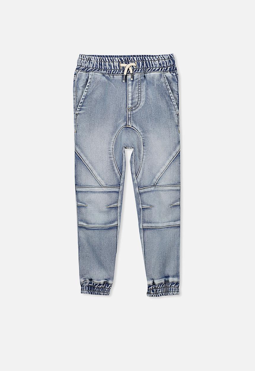 Cotton On - Kids Bobby track denim pants