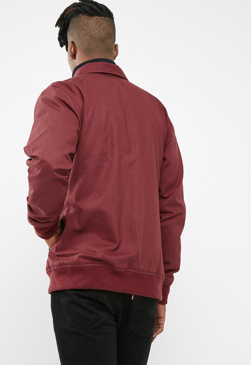 basicthread - Harrington jacket - burgundy