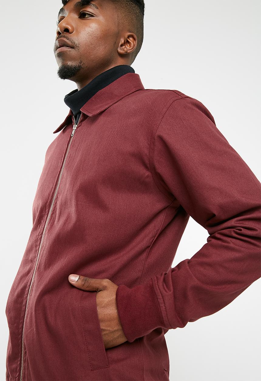 basicthread - Harrington jacket - burgundy