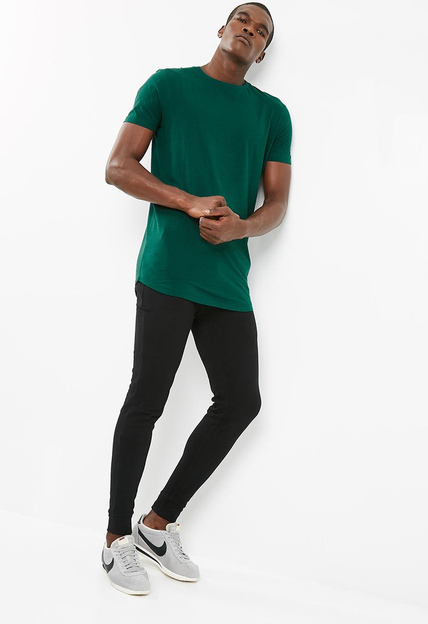 basicthread - Longline curved hem tee 3 pack