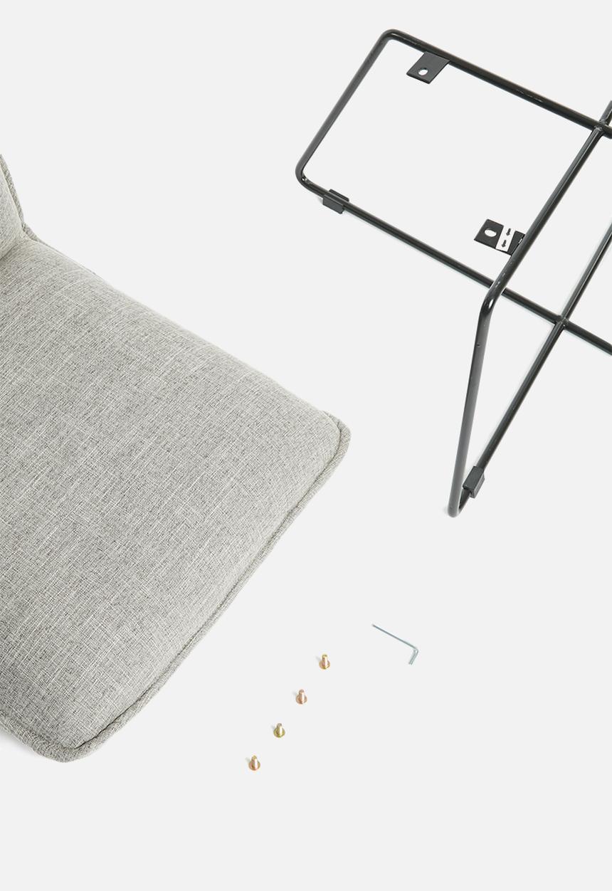 Sixth Floor - Cross chair - Grey
