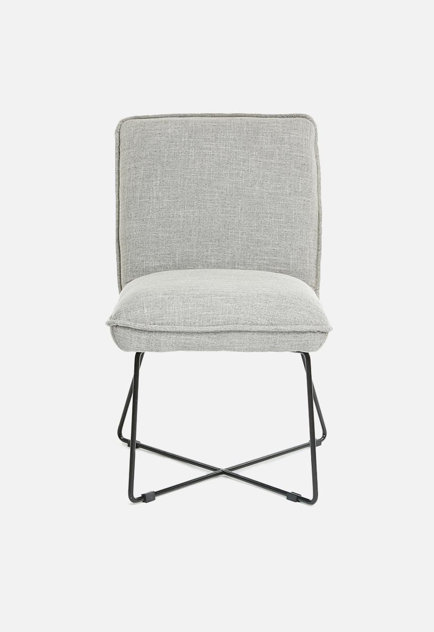 Sixth Floor - Cross chair - Grey