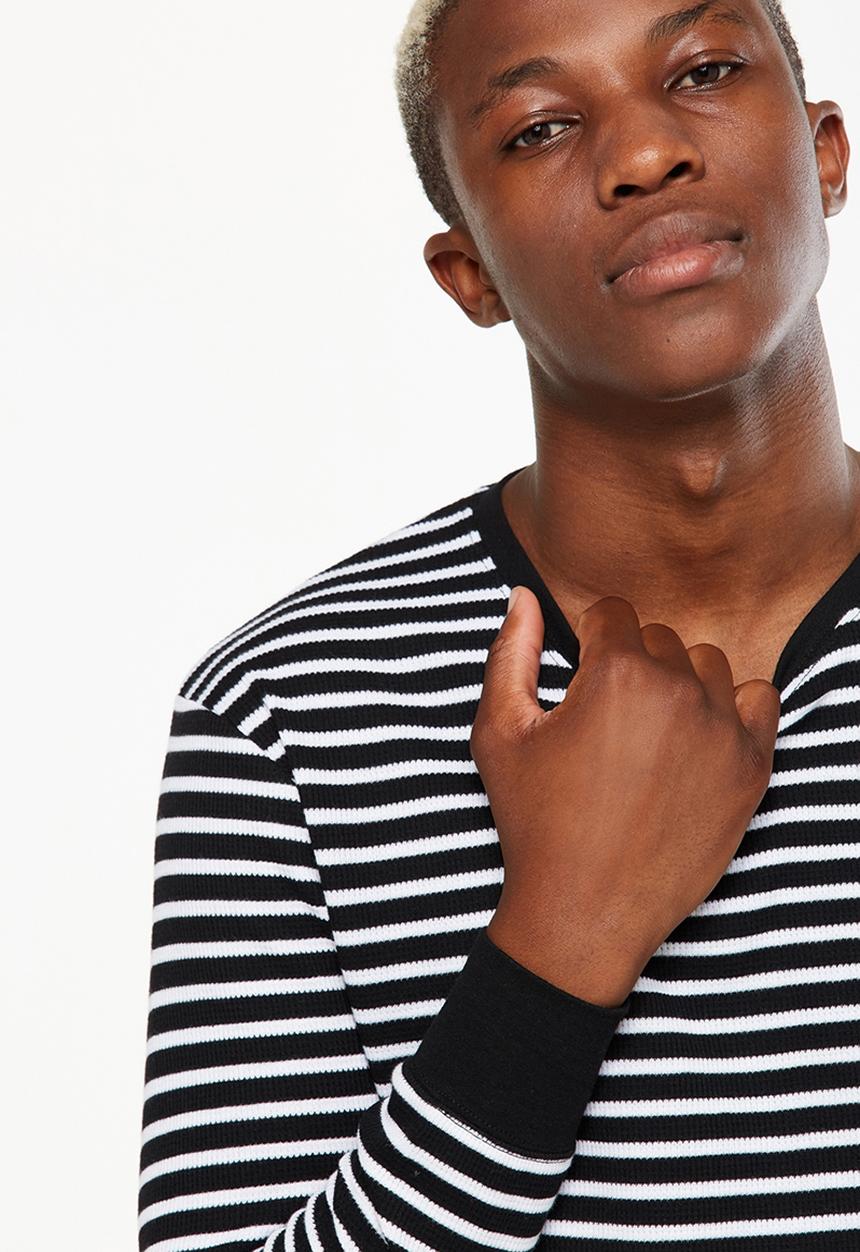 Cotton On - Waffle long sleeve tee