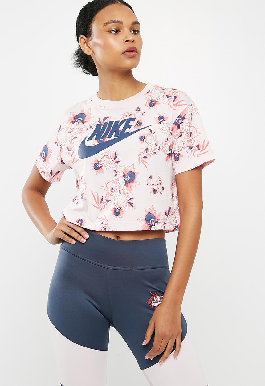 Nike - Cropped floral tee