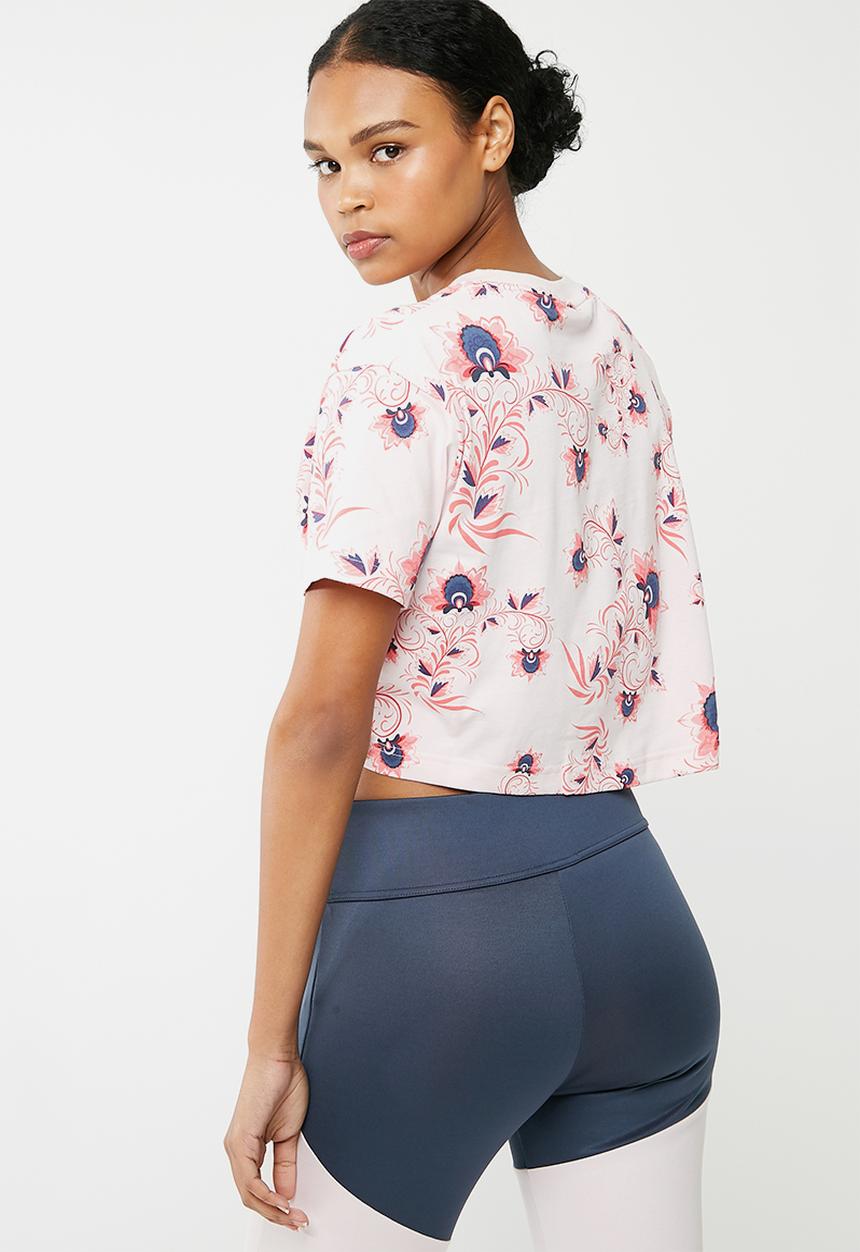 Nike - Cropped floral tee