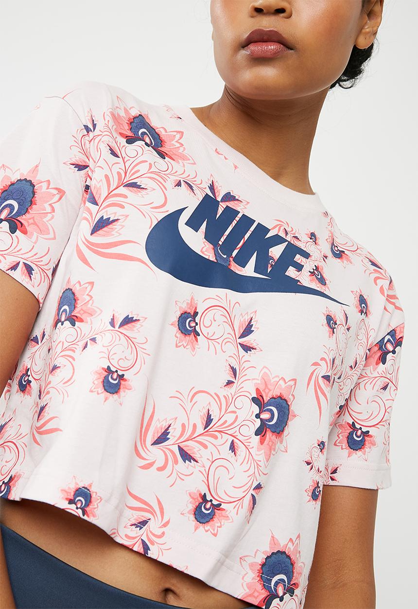 Nike - Cropped floral tee