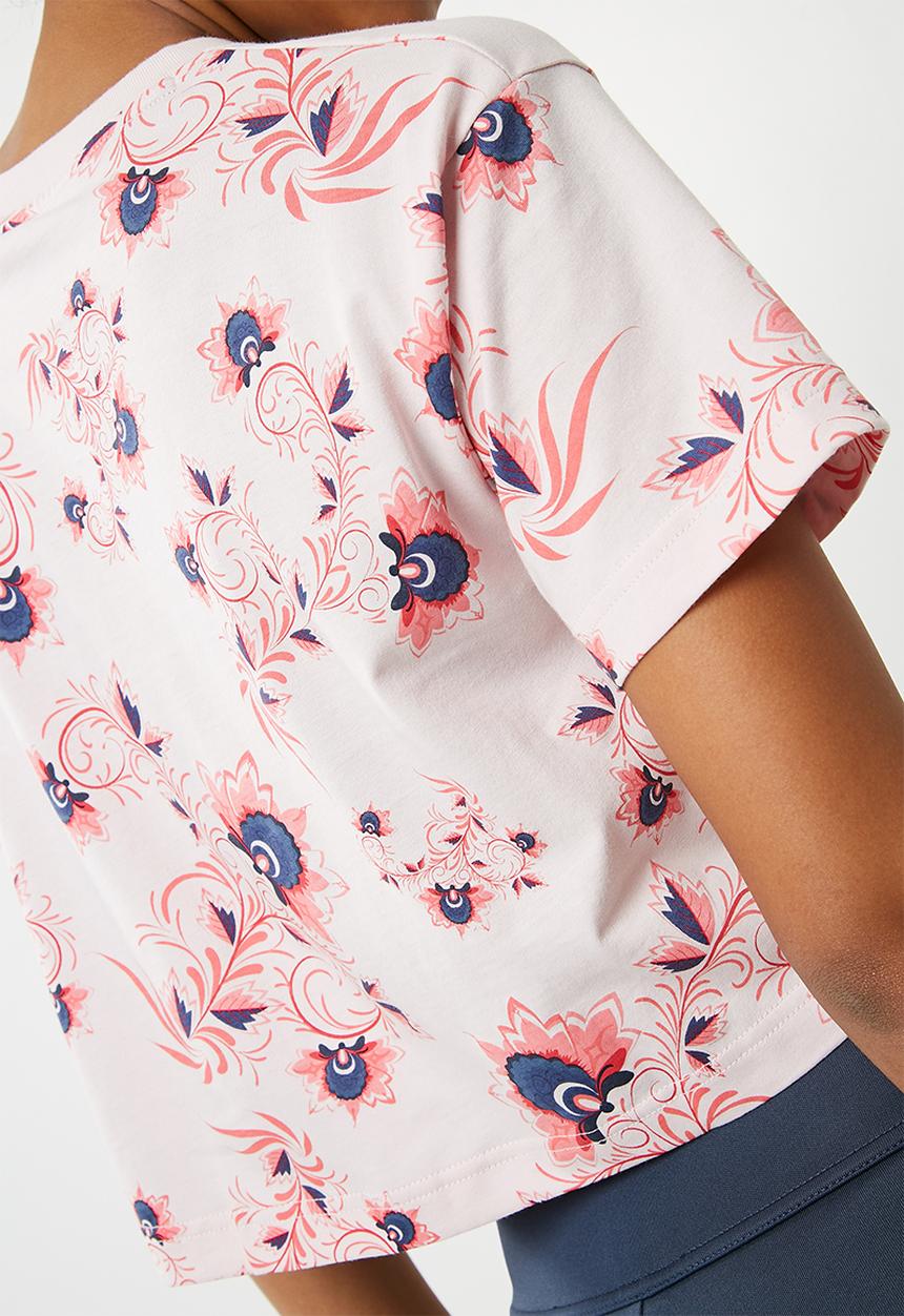 Nike - Cropped floral tee