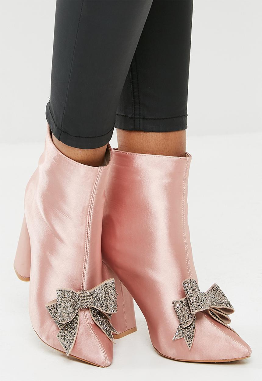 dailyfriday - Bow detail boot - pink