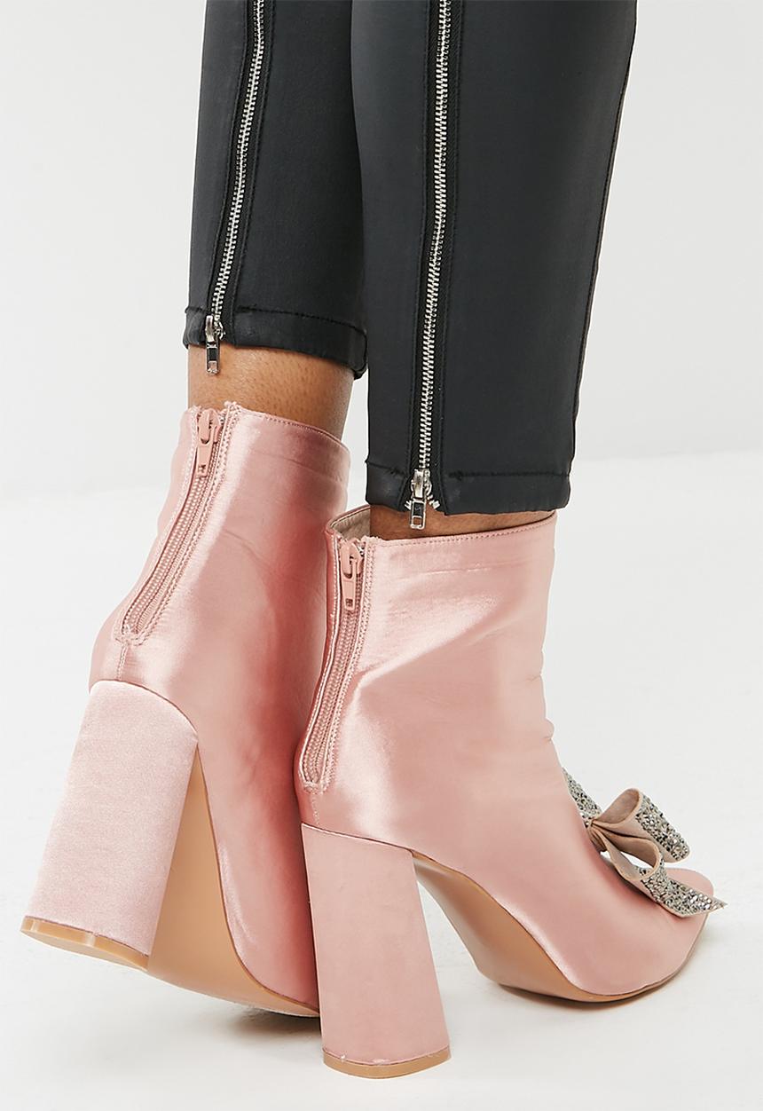 dailyfriday - Bow detail boot - pink