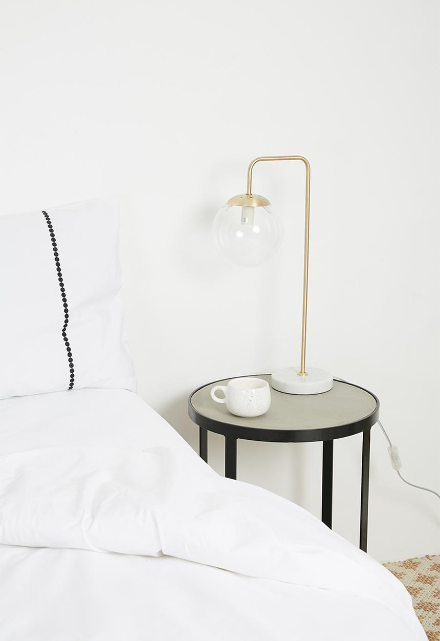 Sixth Floor - Blair table lamp - clear/gold