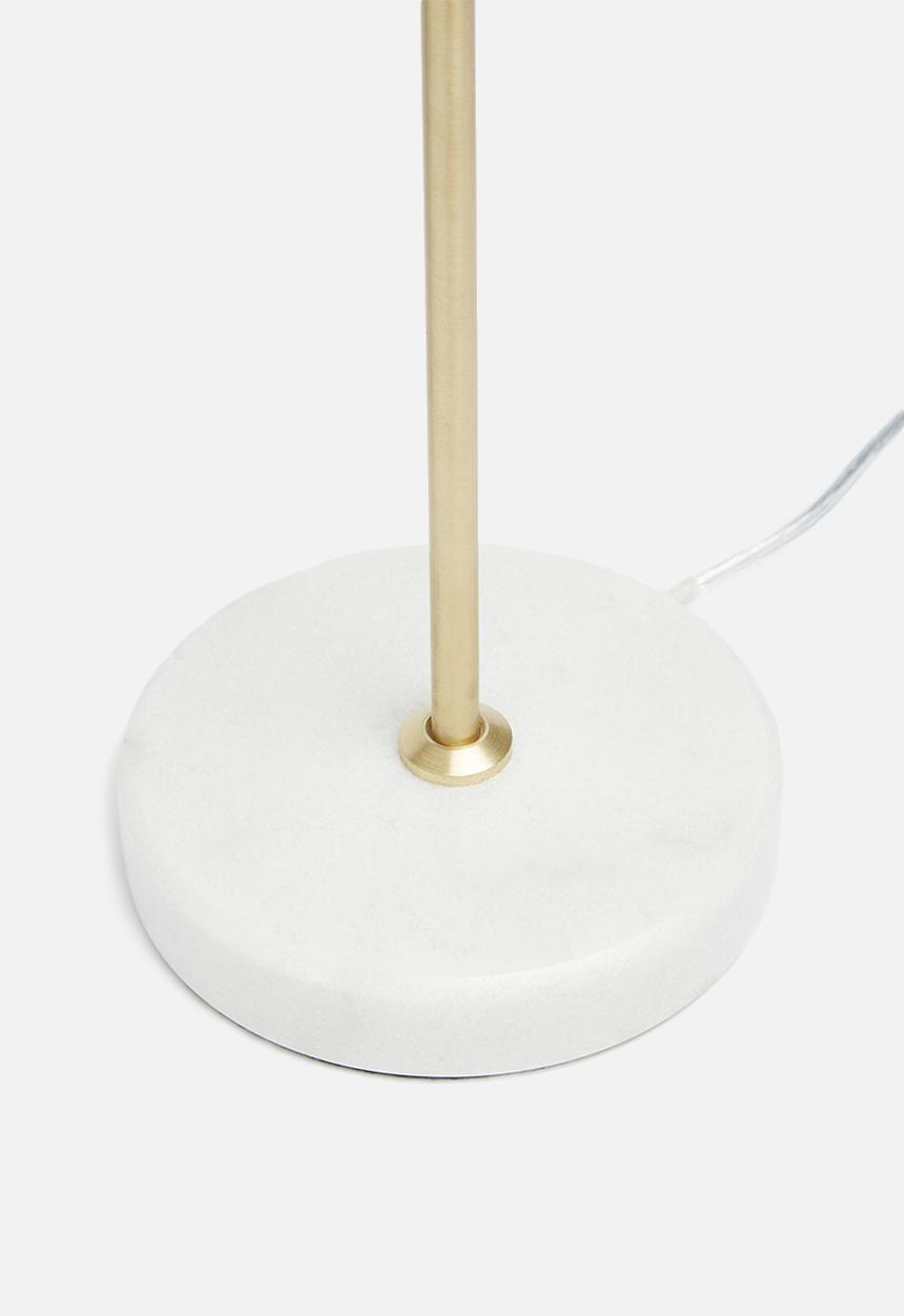 Sixth Floor - Blair table lamp - clear/gold