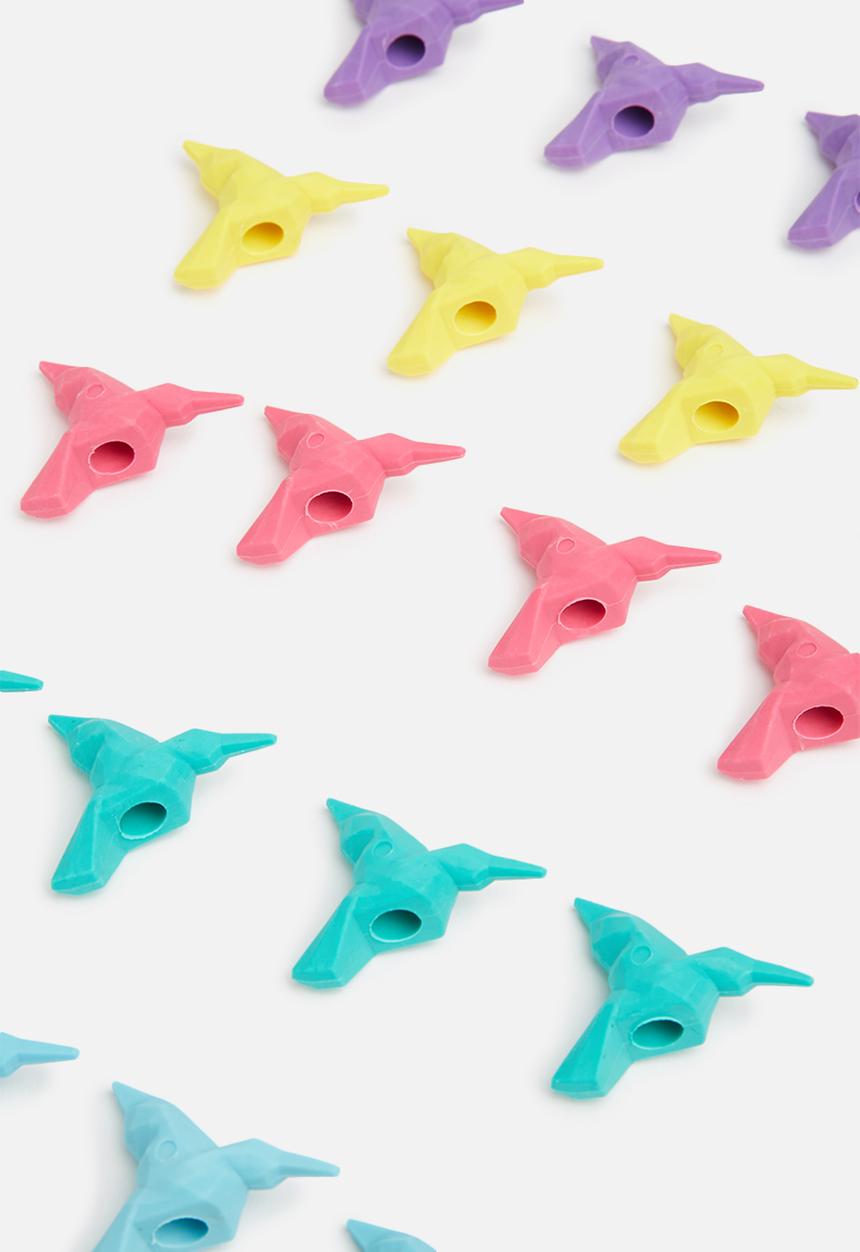 Mustard  - Origami eraser toppers