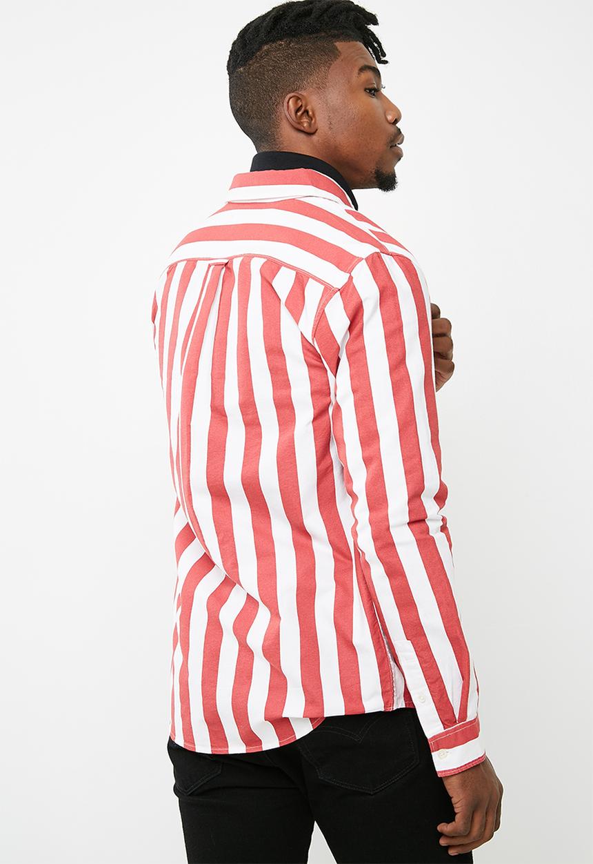 New Look - Bold long sleeve stripe shirt