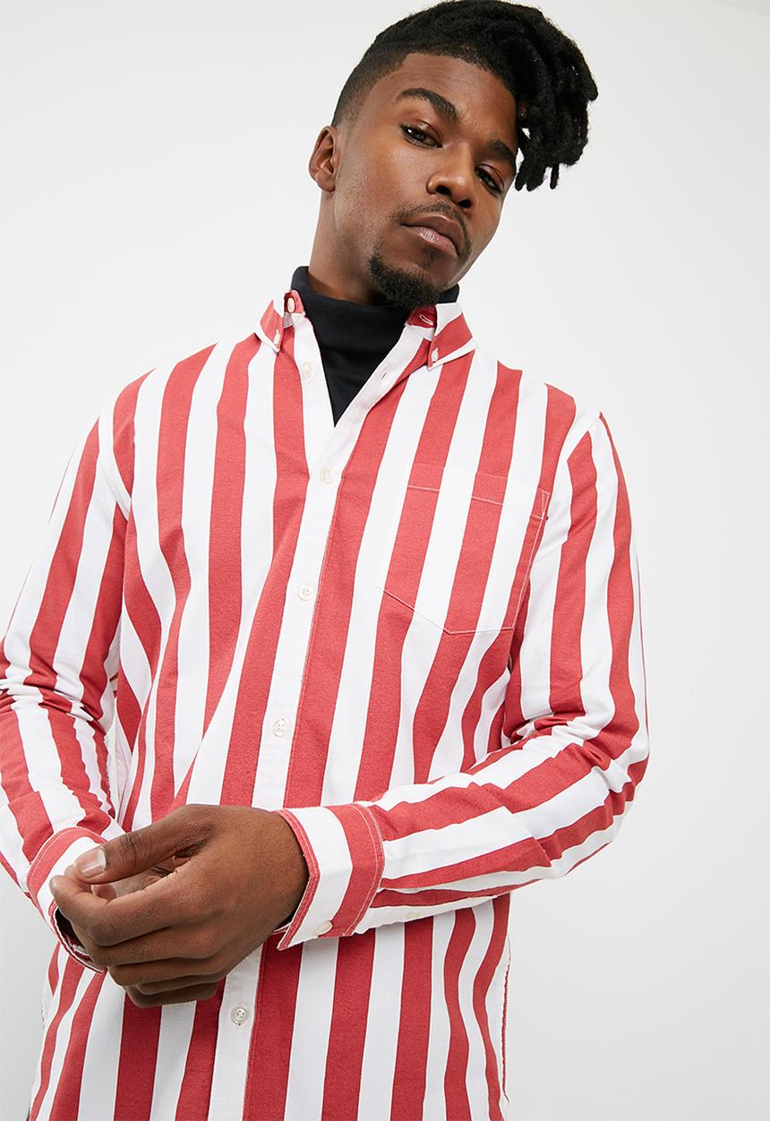 New Look - Bold long sleeve stripe shirt