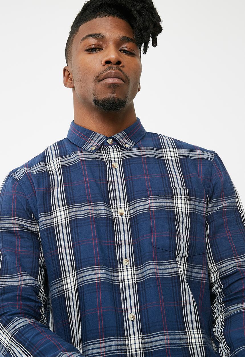 New Look - Bold long sleeve check shirt