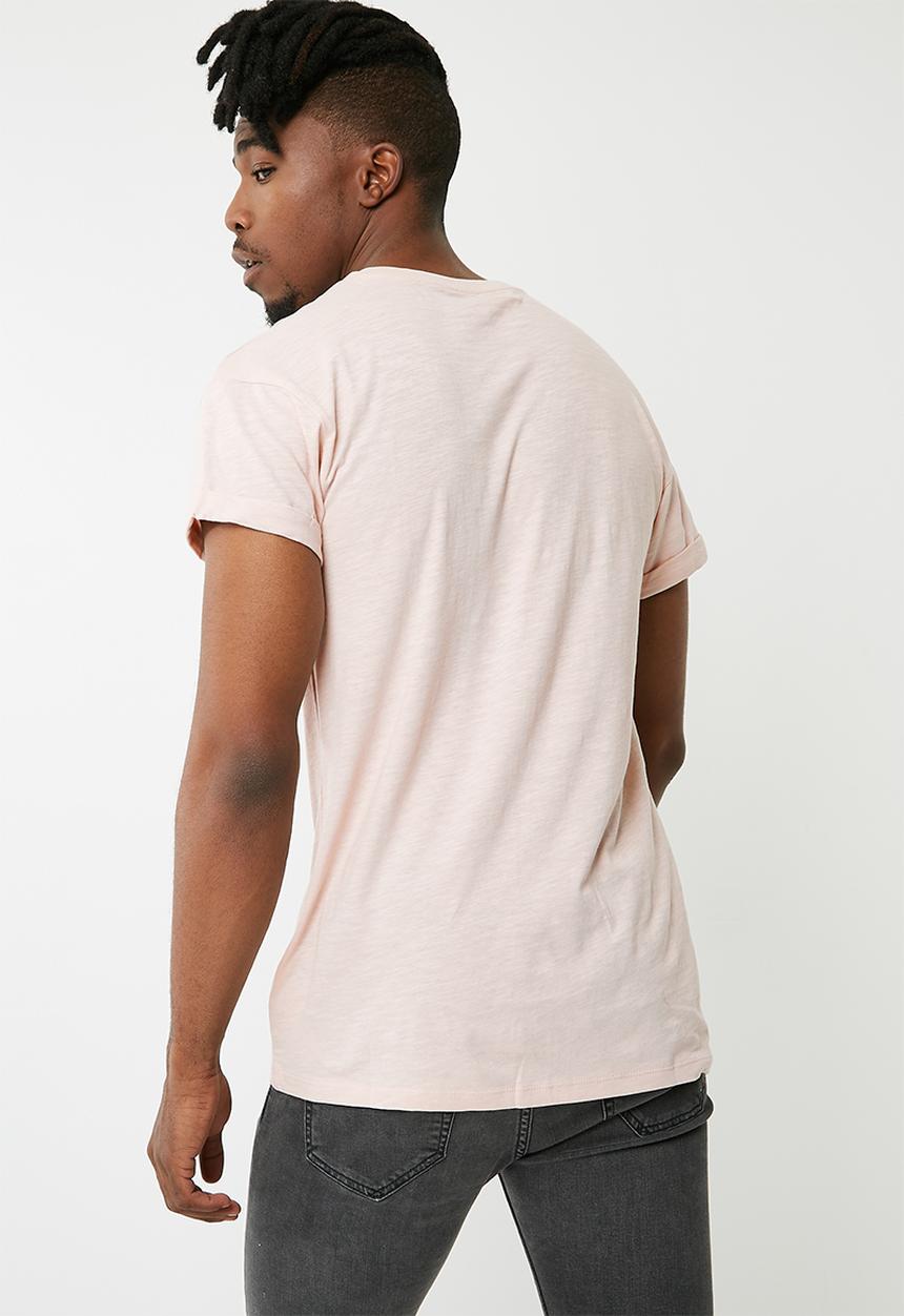 New Look - High roll short sleeve tee