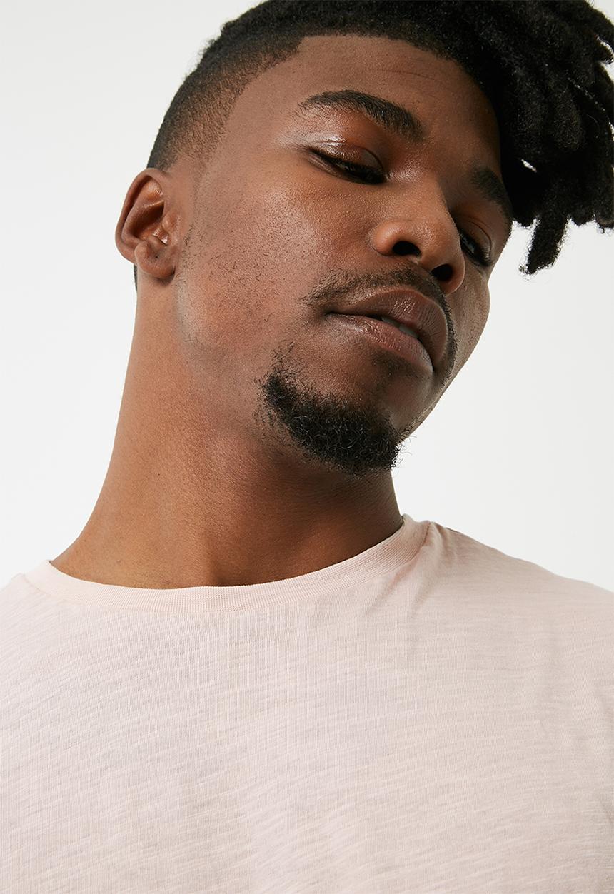 New Look - High roll short sleeve tee