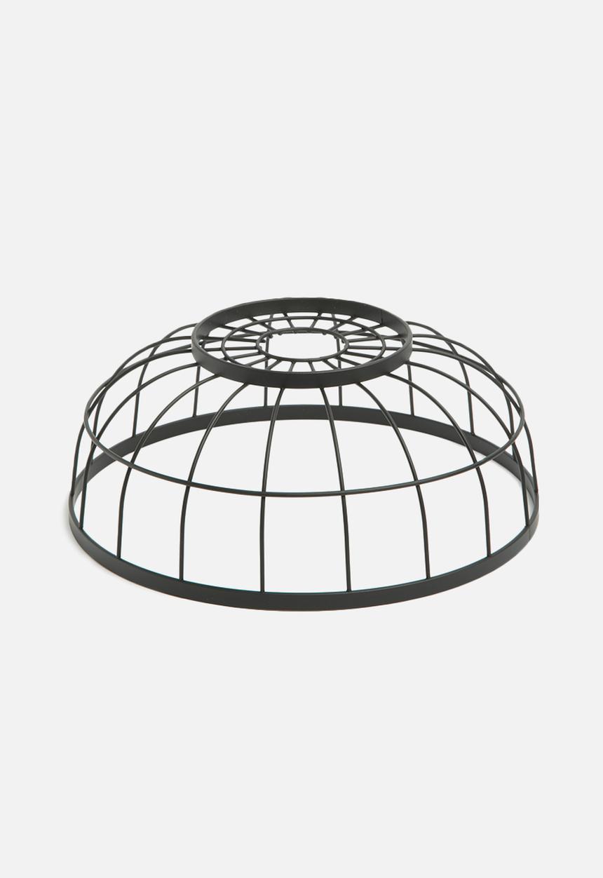 Present Time - Open grid fruit basket - black