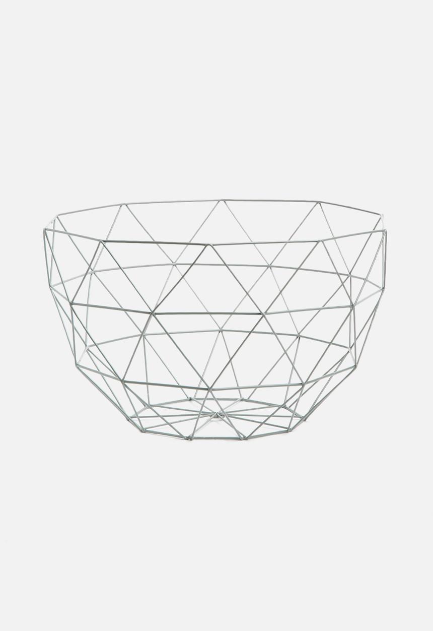 Present Time - Linea fruit bowl set of 2 - grey