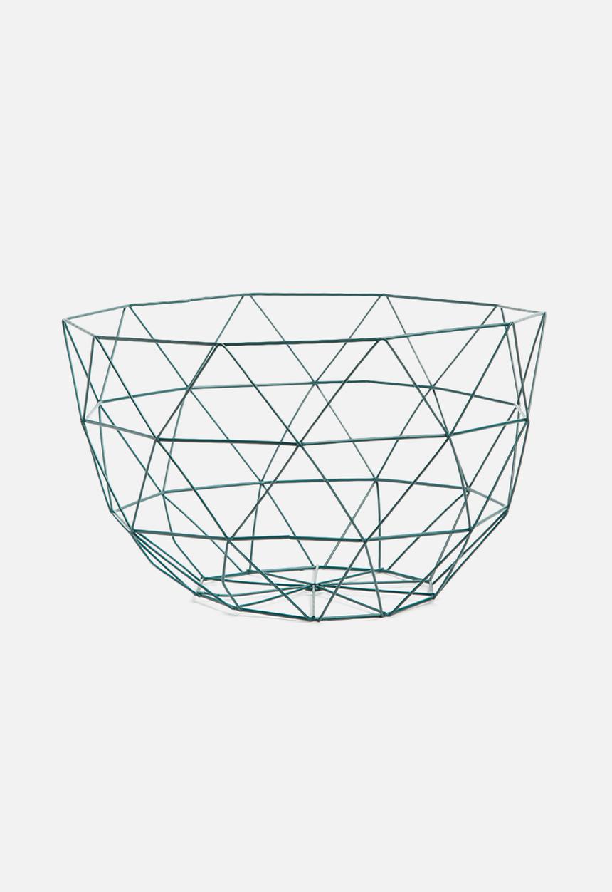 Present Time - Linea fruit bowl set of 2 - green