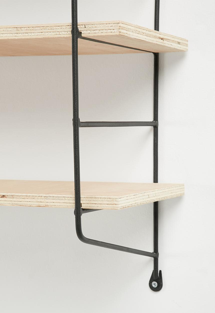 Sixth Floor - Deco shelf - black