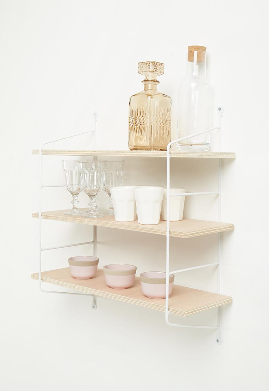 Sixth Floor - Deco shelf - white