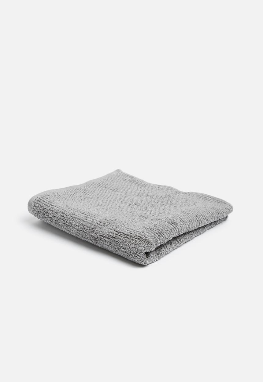 Linen House - Reed guest hand towel - grey