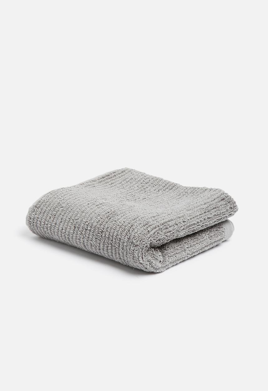 Linen House - Reed bath towel - grey