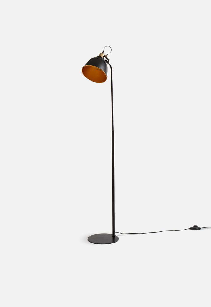Sixth Floor - Brooklyn floor lamp - black